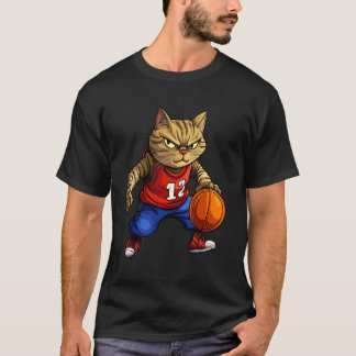 Kat Basketbal T-shirt