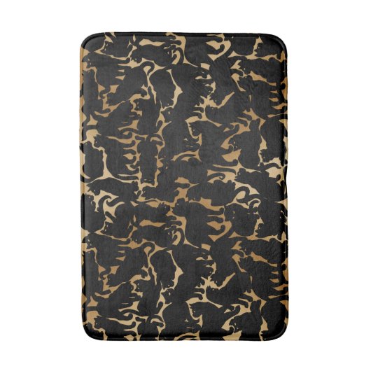 Kat Bathmat Black Cat Art Bathroom Decor Badmat (Voorkant Verticaal)