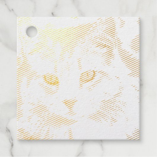 Kat Bedankjes Labels (Voorkant)