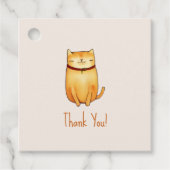 Kat Bedankjes Labels (Voorkant)