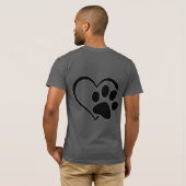 Kat behandelt T-shirt (Achterkant volledig)