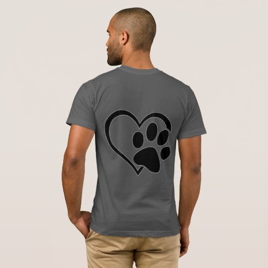 Kat behandelt T-shirt (Achterkant volledig)