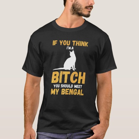 Kat Bengal 1 T-shirt (Voorkant)