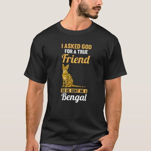 Kat Bengal  9 T-shirt (Voorkant)