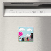 Kat beschermers vs. muismagneet magneet (Insitu (Vaatwasser))