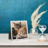 Kat Beste Vrienden Pawprint Een Foto Aangepaste Kl Fotoplaat (Insitu)