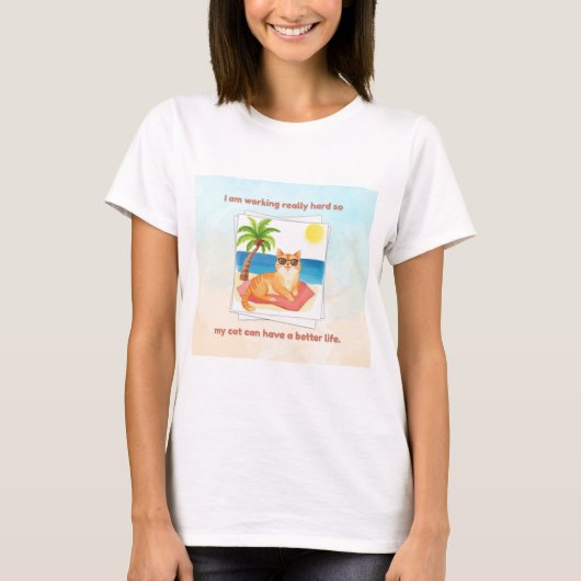 Kat Beter Leven T-shirt (Voorkant)