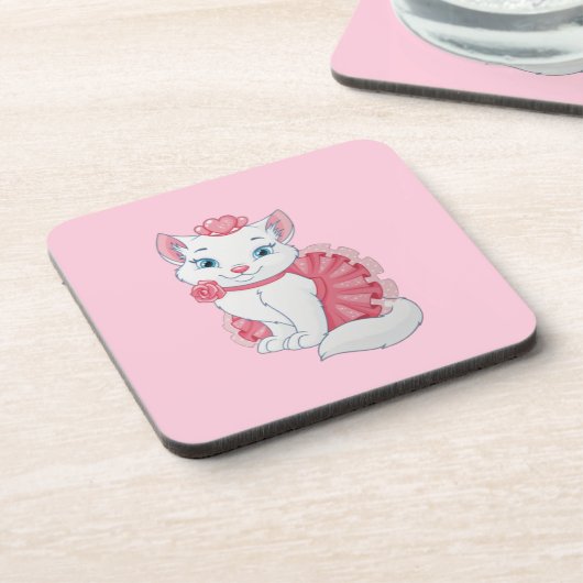 Kat Beverage Coaster Bier Onderzetter (Linkerzijde)