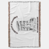 Kat Bibliothecaris Esthetische Kunstposter  Deken (Voorkant Verticaal)