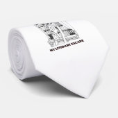 Kat Bibliothecaris Esthetische Kunstposter Stropdas (Opgerold)