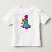 Kat bij Chess met Chess-stuk Rook Kinder Shirts (Voorkant)