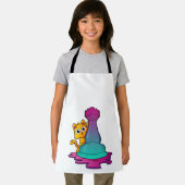 Kat bij Chess met Chess-stuk Rook Schort (Insitu)