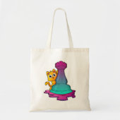 Kat bij Chess met Chess-stuk Rook Tote Bag (Voorkant)