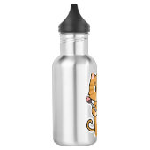 Kat bij het Schilderen met Kleur & Borstel Waterfles (Links)