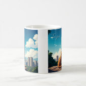 Kat bij Taipei 101 Taiwan Koffiemok (Center)