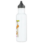 Kat bij Wallpapering met drukrol Waterfles (Rechts)