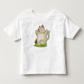 Kat bij Yoga Kinder Shirts (Voorkant)