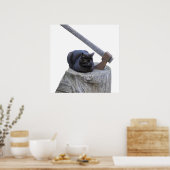 kat , bijl en leven poster (Keuken)