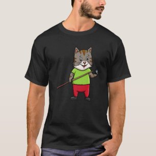 Kat Biljartbal Snooker Pool Speler Biljart Kamp T-shirt