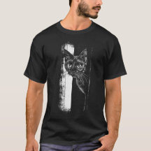 Kat binnen T-shirt