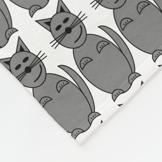 Kat Blanket Fleece Deken (Hoek)