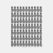 Kat Blanket Fleece Deken (Voorkant)