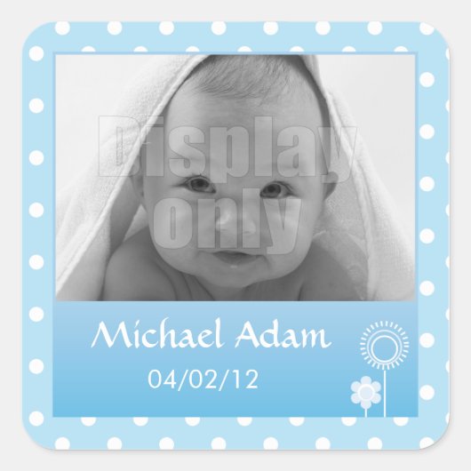 Kat - blauwe sticker (Voorkant)