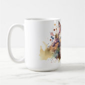 Kat bloem beker koffiemok (Links)