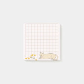 Kat Bloem Grid Post-it® Notes (Voorkant)