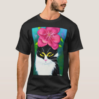 Kat Bloem Natuurlijke Bloementuin Kat Liefde Kat   T-shirt