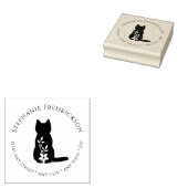 Kat & Bloem Retouradres Stempel van rubber (Gestempeld)