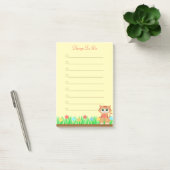 Kat. Bloemen en gepersonaliseerde taken Post-it® Notes (Kantoor)