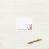 Kat bloesems post-it® notes (Op bureau)