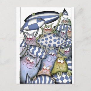kat blues briefkaart