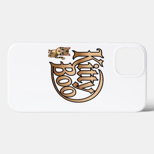 kat boe Case-Mate iPhone case (Achterkant (horizontaal))