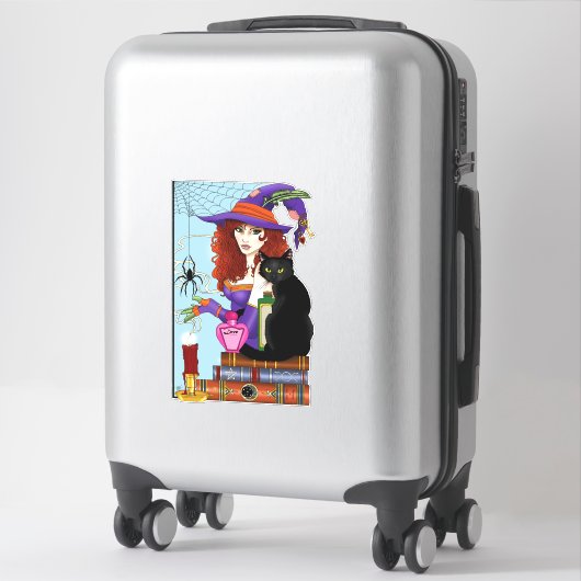 Kat Boeken Heksendrankjes Sticker (Koffer)