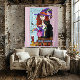 Kat Boeken Heksendrankjes Wandkleed