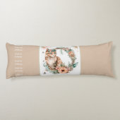 Kat Boho DBLsided pastel God houdt van elke1 douan Lichaamskussen (Achterkant)