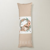 Kat Boho DBLsided pastel God houdt van elke1 douan Lichaamskussen (Achterkant (Verticaal))