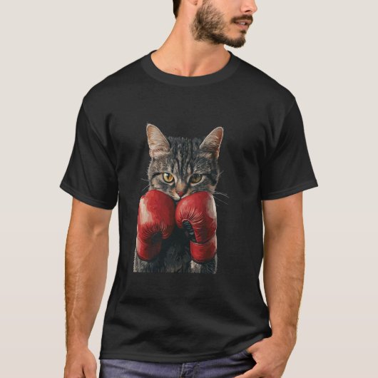 Kat Boksen T-shirt (Voorkant)
