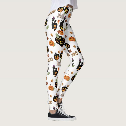 Kat Boo Halloween Leggings (Rechts)