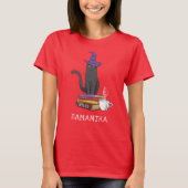 Kat Books Potion and Spells Halloween Personalized T-shirt (Voorkant)