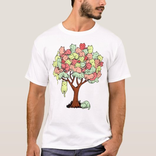 Kat-boomkat-droogteboom T-shirt (Voorkant)