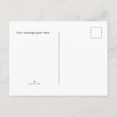 Kat-bord met datum opslaan in agenda aankondigingskaart (Achterkant)