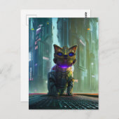 Kat Bot 4000 Briefkaart (Voorkant / Achterkant)