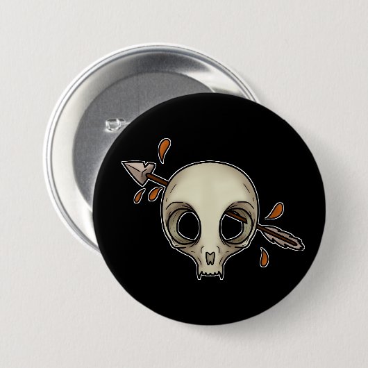 Kat Botten Collectie Ronde Button 7,6 Cm (Voorkant /achterkant)