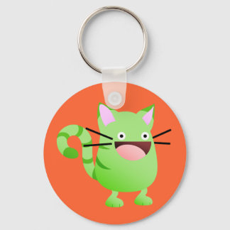 Kat Bounce Green Sleutelhanger