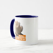 Kat boven gort mok (Voorkant links)