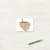 Kat box Slaap Cartoon Tired Zzz Sleep Cute Post-it® Notes (Op bureau)