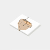 Kat box Slaap Cartoon Tired Zzz Sleep Cute Post-it® Notes (Schuin)